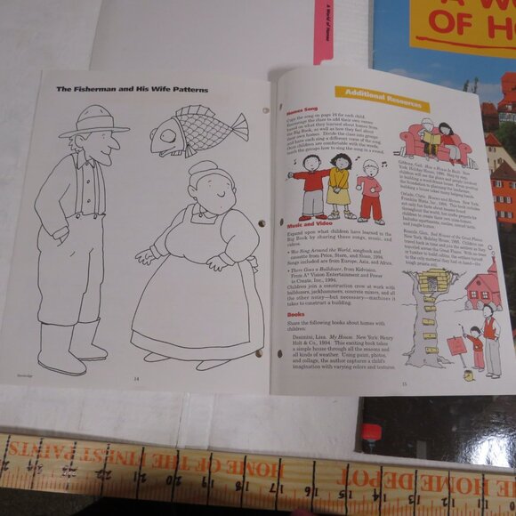 A world of Homes BIG BOOK (almost 2 feet tall) with teacher pages  Classroom - Picture 13 of 14
